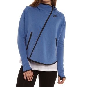 Nike Blue Asymmetrical Zip Jacket